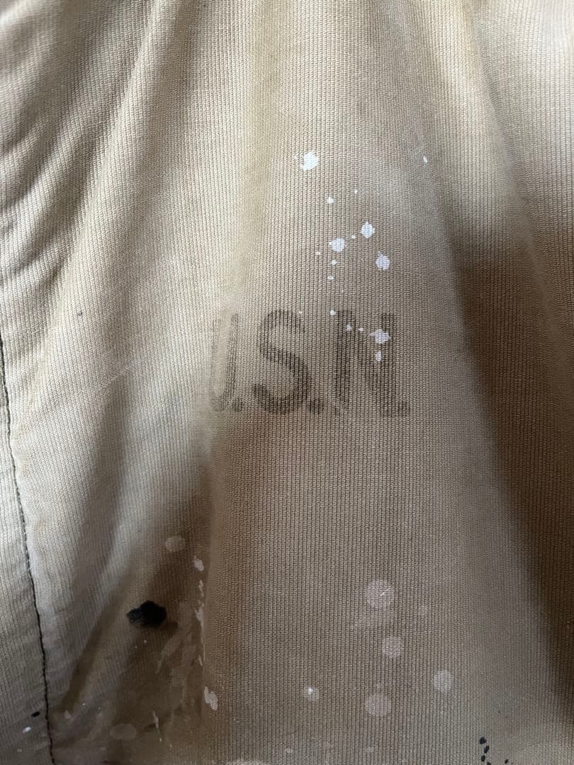 雰囲気抜群　40s 50s USN N1 デッキジャケット 米軍実物　大きめ