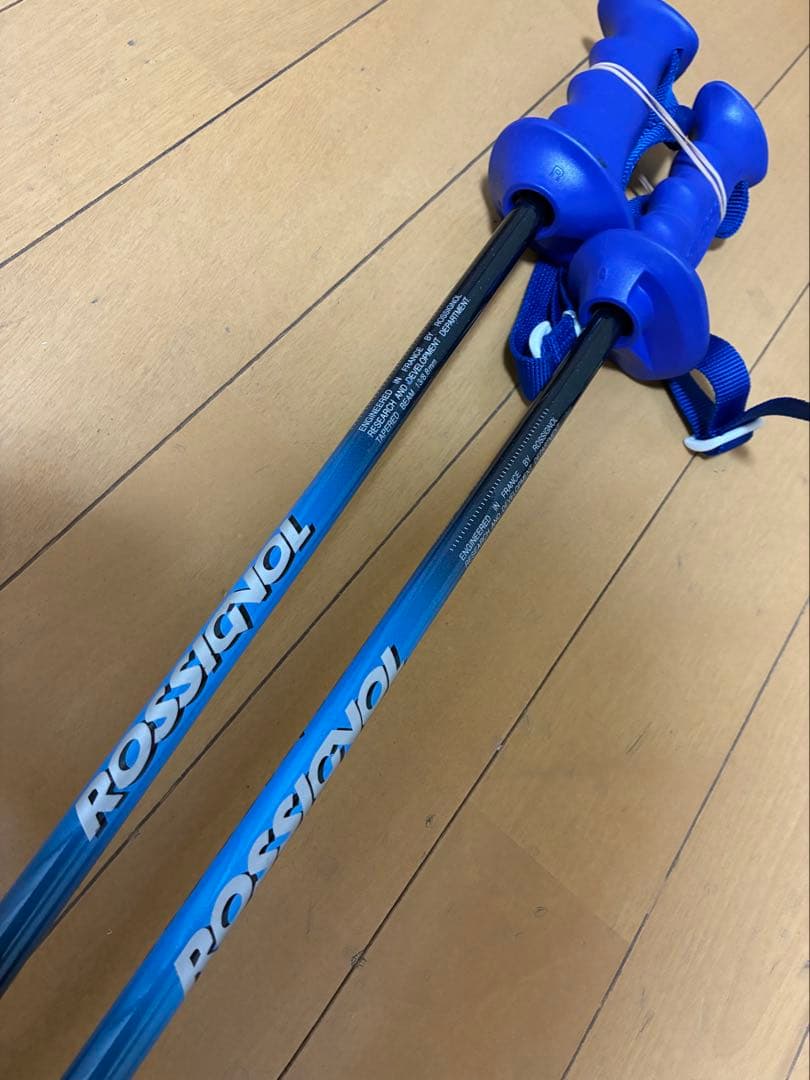 美品118cmROSSIGNOL ULTLA LIGHTカーボンスキー ストック