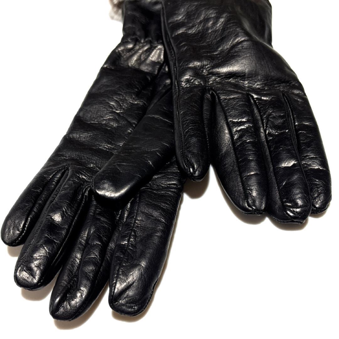 セルモネータ レザーグローブ Sermoneta gloves カシミヤ