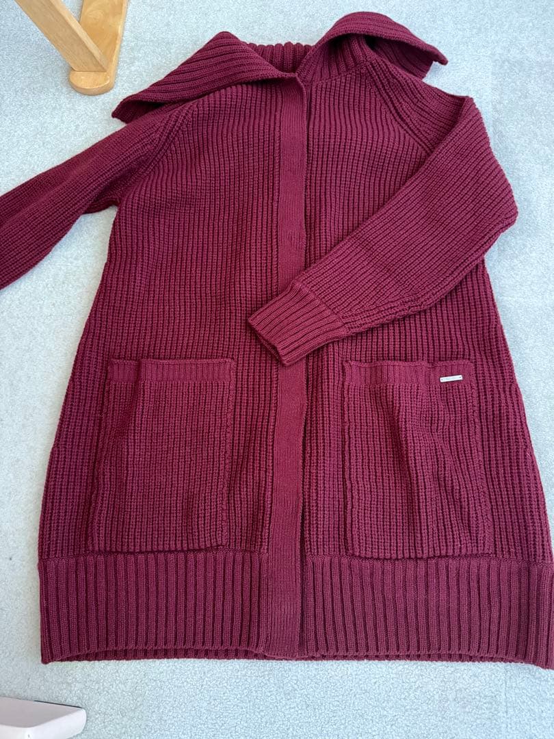 FOXEY ウールカシミヤニットコート