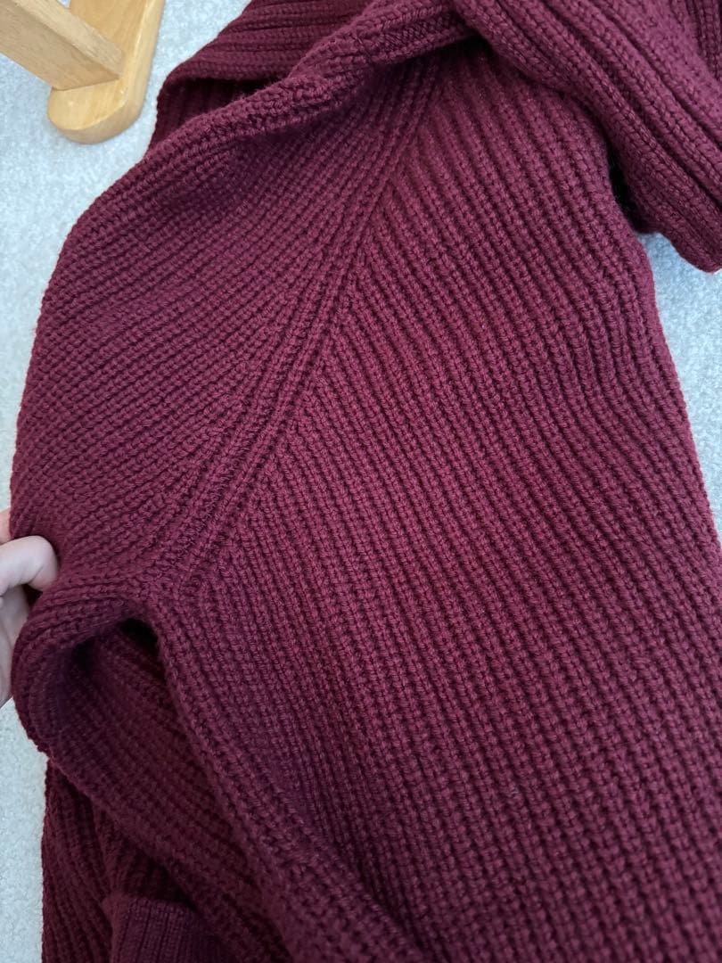 FOXEY ウールカシミヤニットコート