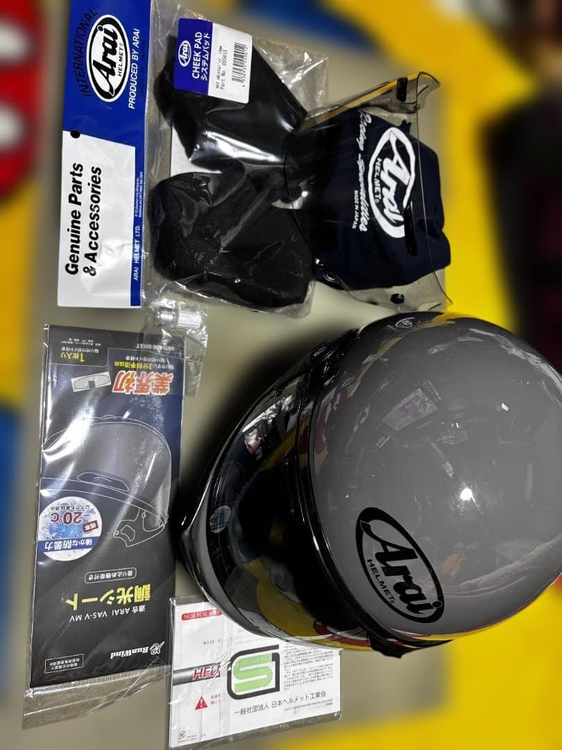 8686Arai ラパイドネオ　グレー　59〜60 L