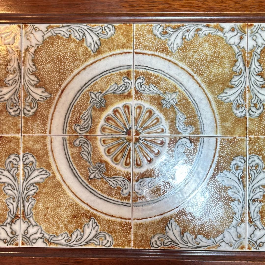 天然木 イタリアンタイル センターテーブル