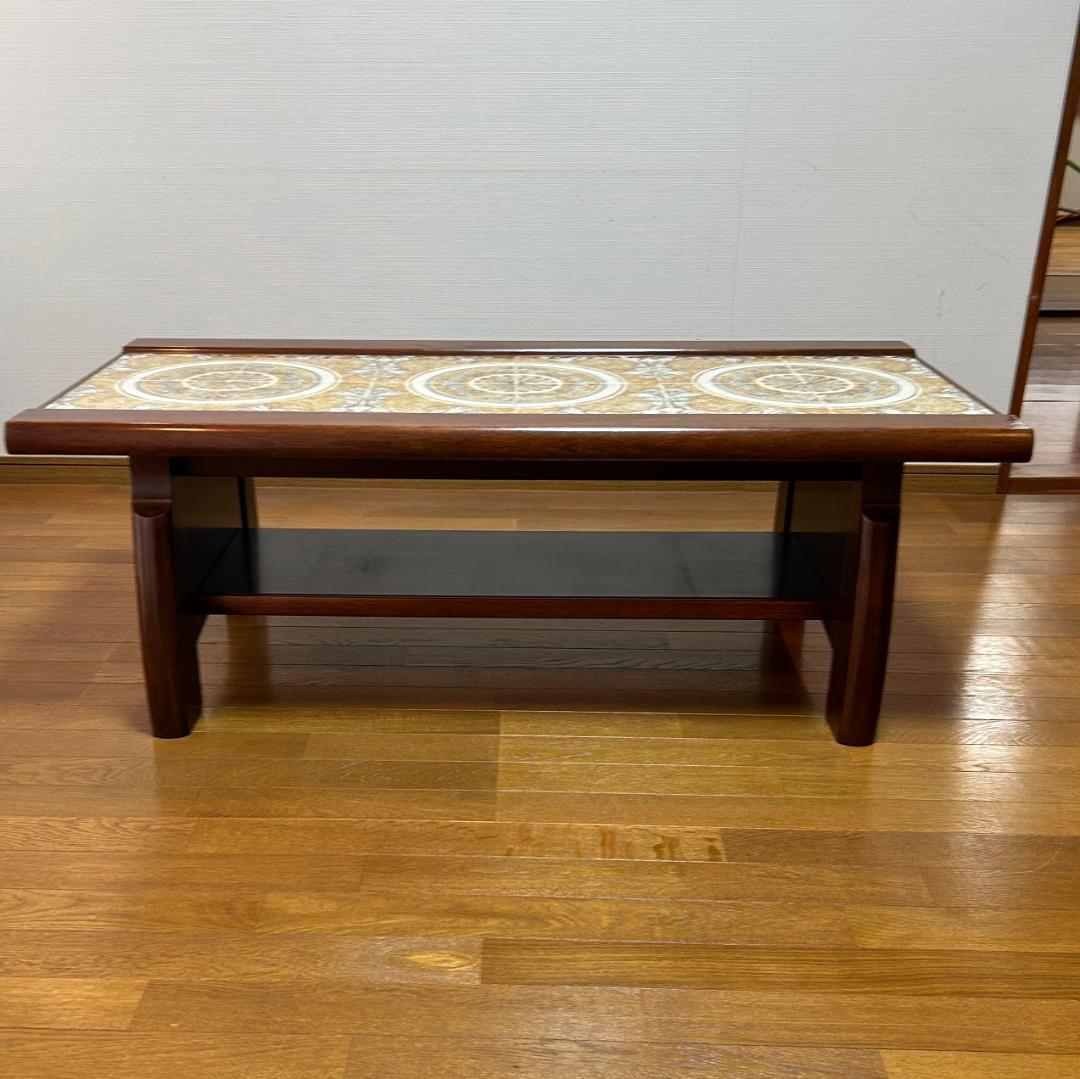 天然木 イタリアンタイル センターテーブル