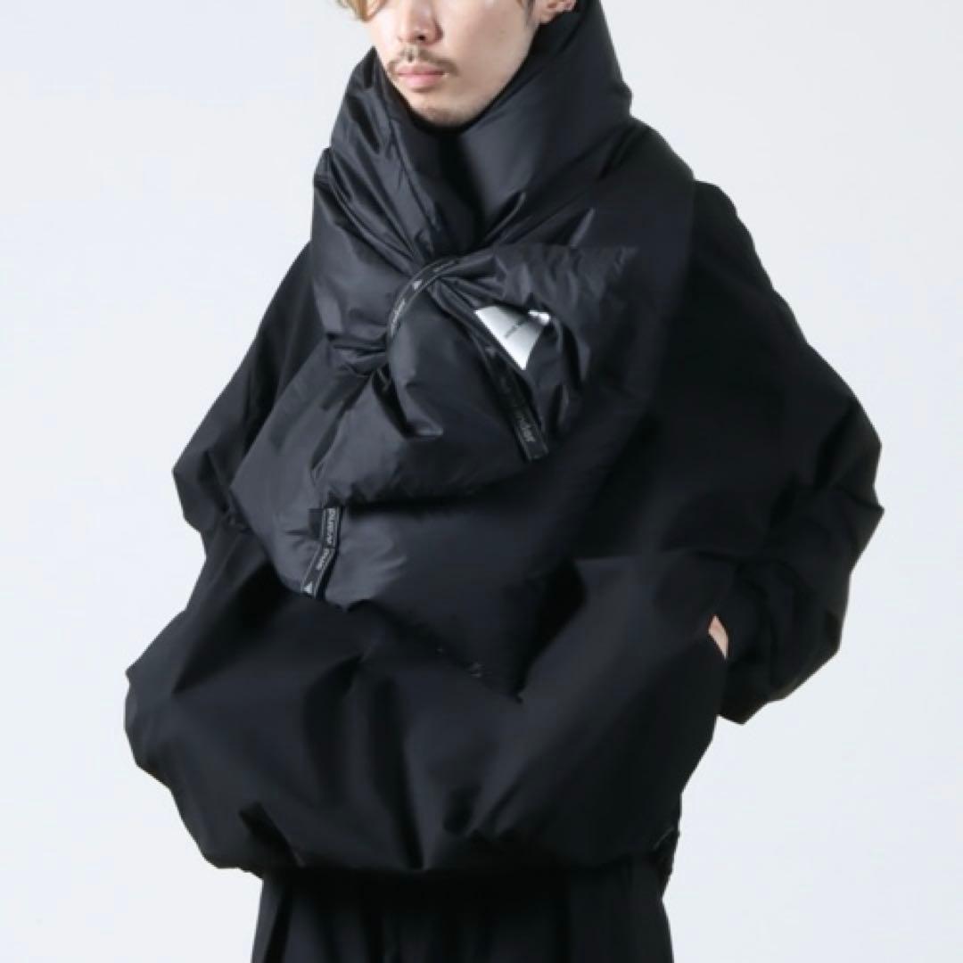 and wander アンドワンダー ripstop down muffler