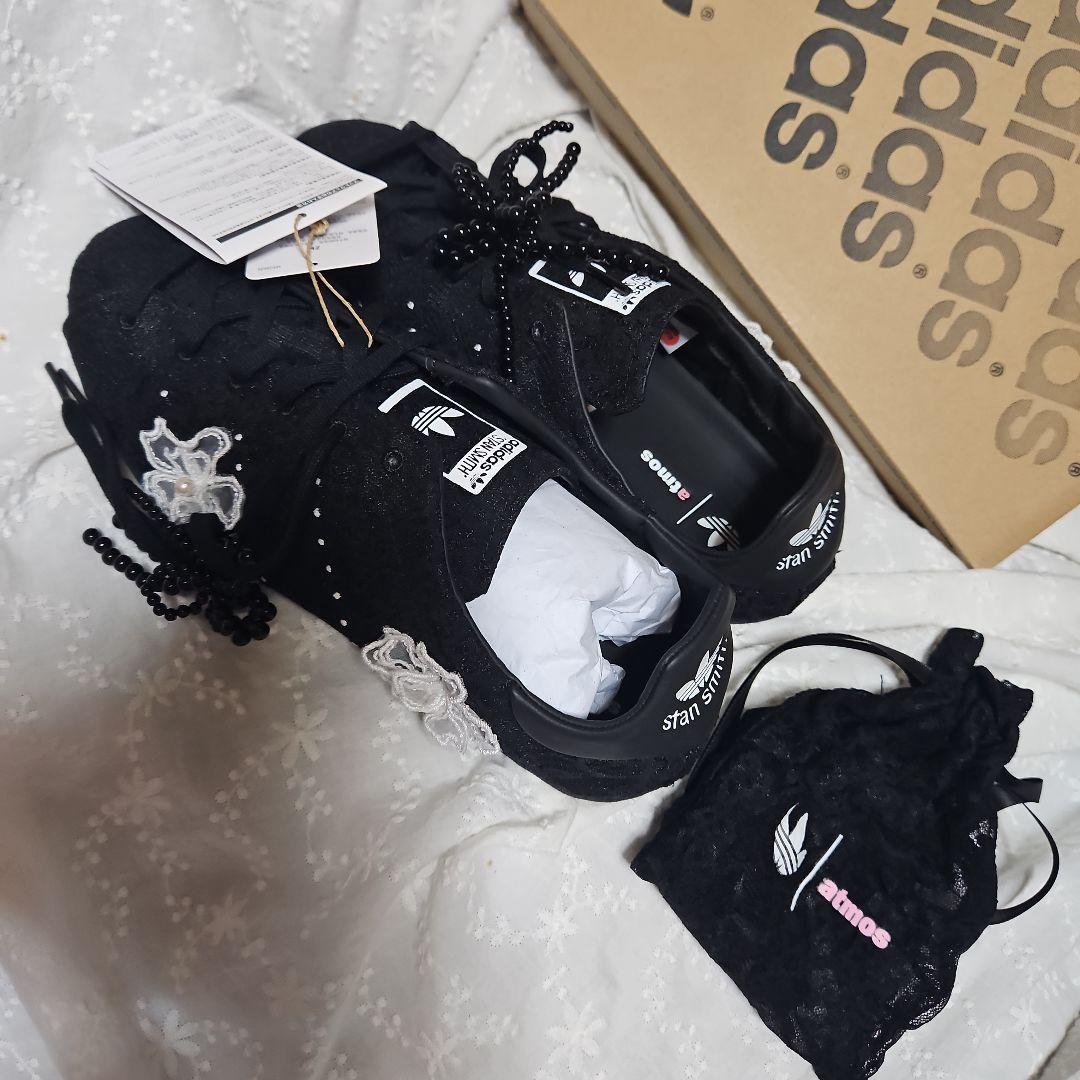 靴 Atmos pink adidas Stan Smith Lo Pro 25cm