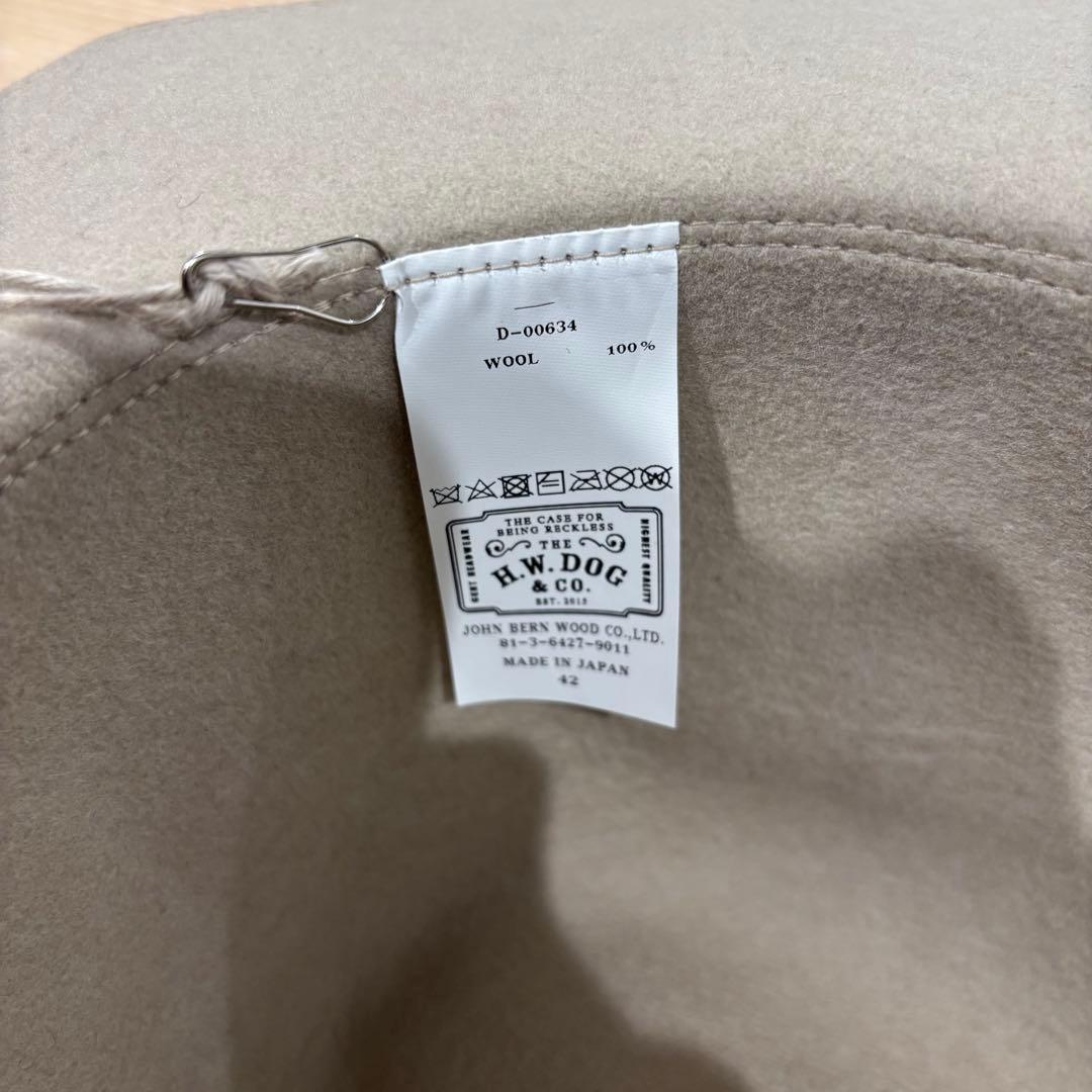 【新品】THE H.W DOG＆CO. TRAVELERS HAT サイズ42