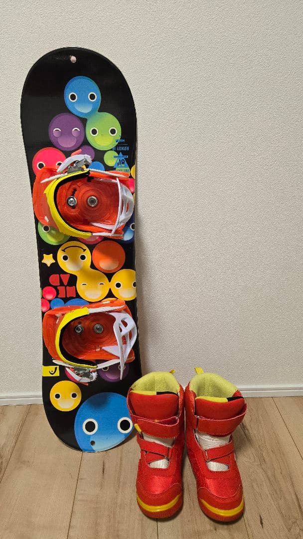 最終値下げheadヘッドキッズ用スノーボード3点セット80cmブーツ16.5cm