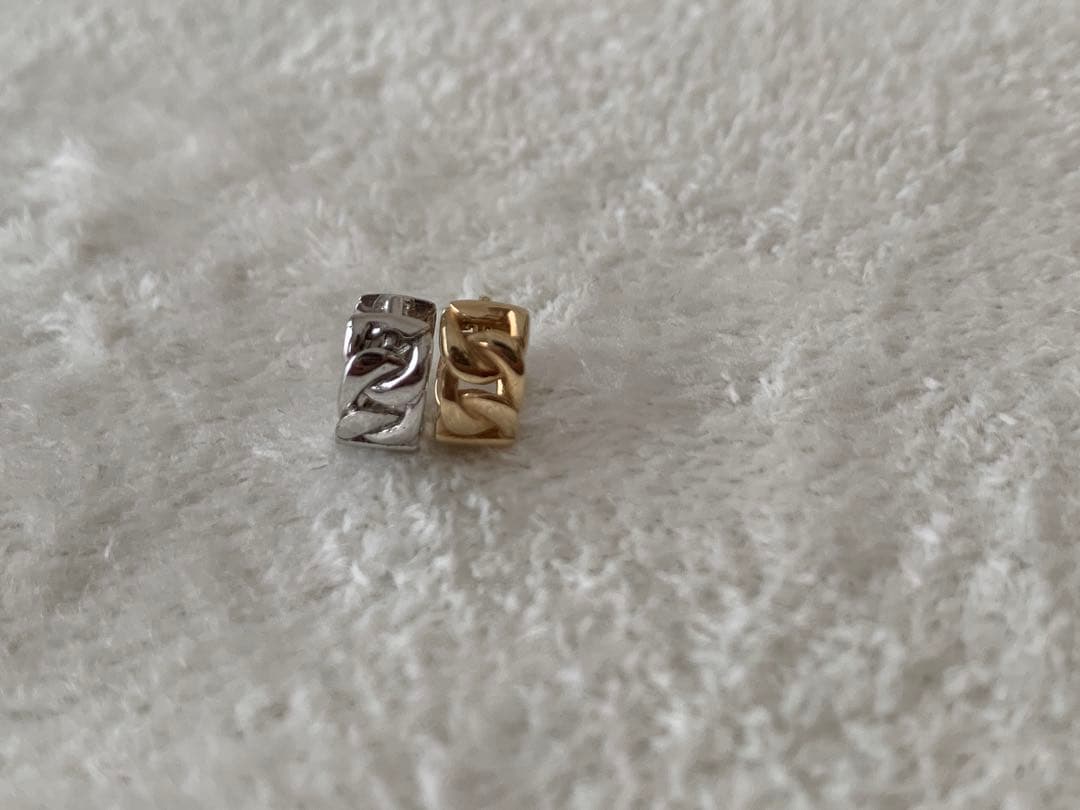 アヴァランチ　マイアミリング　シルバー ゴールド フープピアス　925 k10