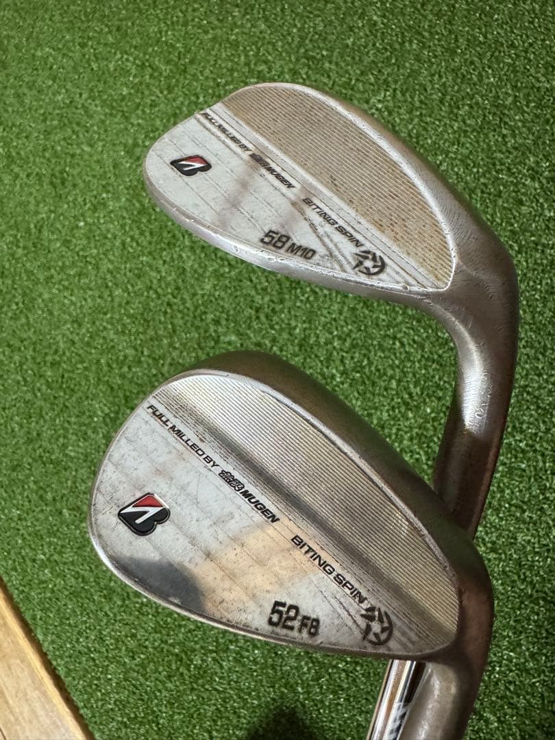 ブリヂストン フルミルド ウェッジ２本セット（ノーメッキ ）無限ウェッジ