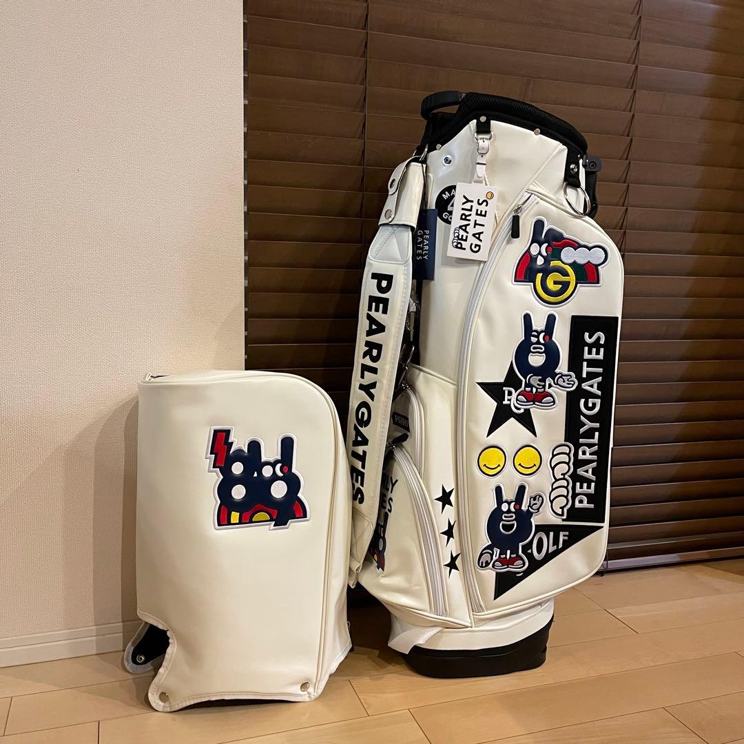 も*も様 【即発送】PEARLY GATESパーリーゲイツ キャディバッグ ゴル