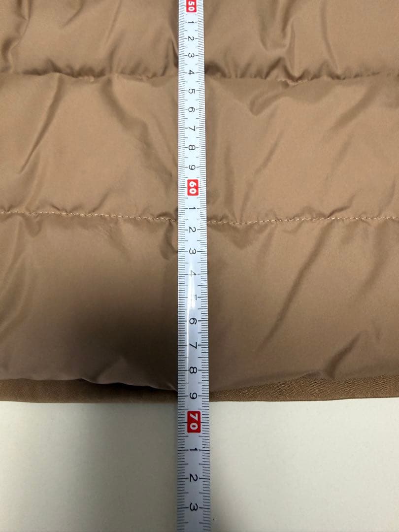 MONCLERブラウン フリース ダウンベスト1未使用