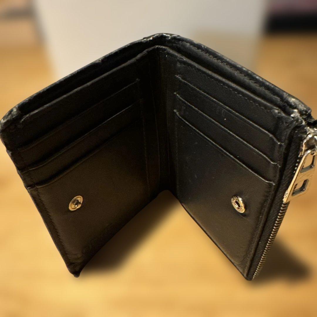 LOEWE ブラック 二つ折り財布
