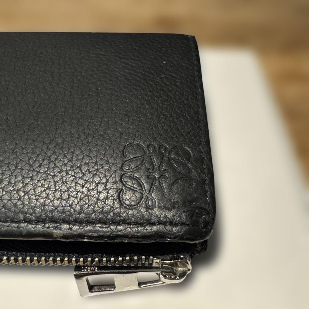 LOEWE ブラック 二つ折り財布