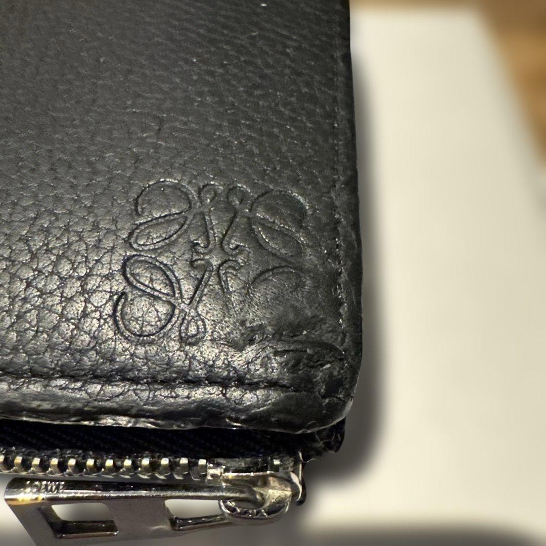 LOEWE ブラック 二つ折り財布
