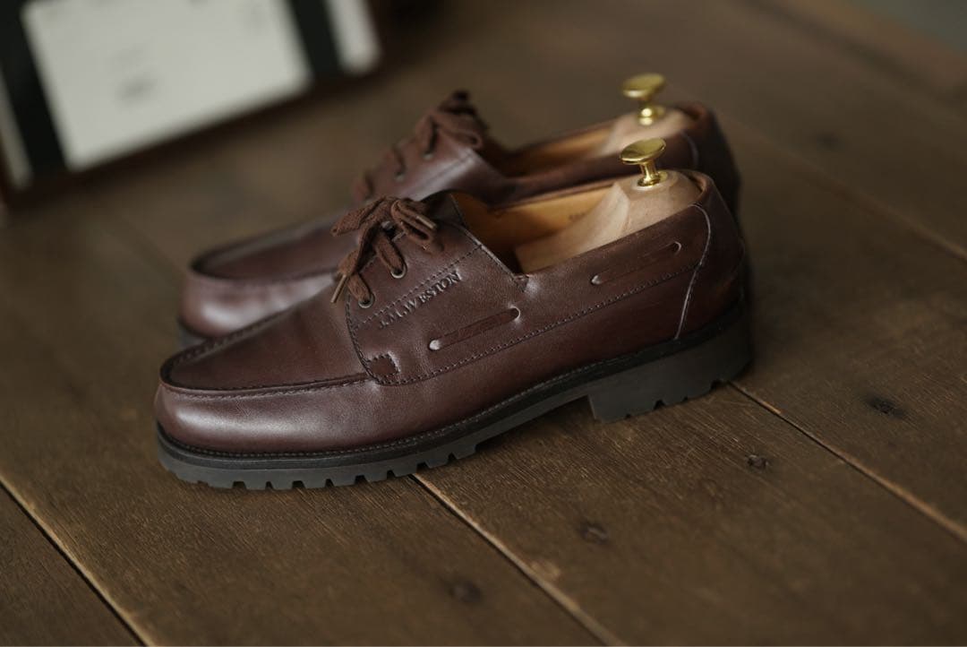 J.M.WESTON レザーシューズ ヨット ダービー 690 7.5