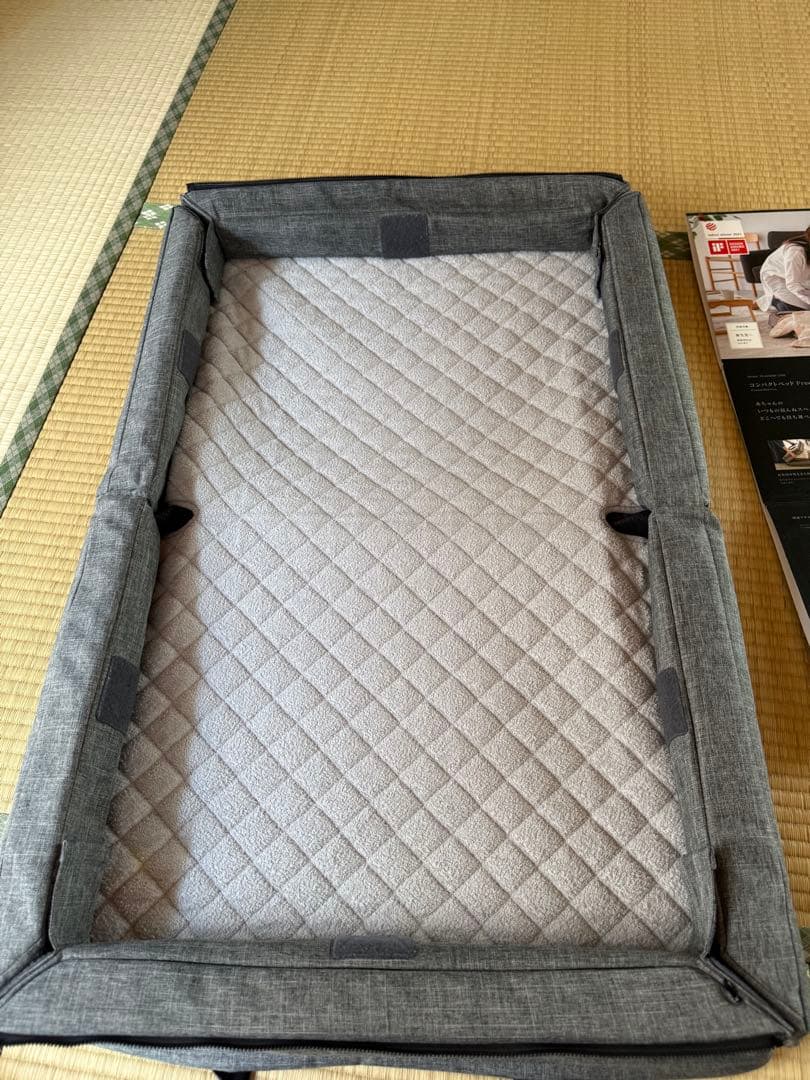 美品 ファルスカ コンパクトベッドフリー ベビーベッド マットレス farska