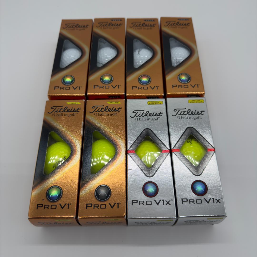 Titleist Pro V1 & Pro V1x 新品未使用ゴルフボールセット