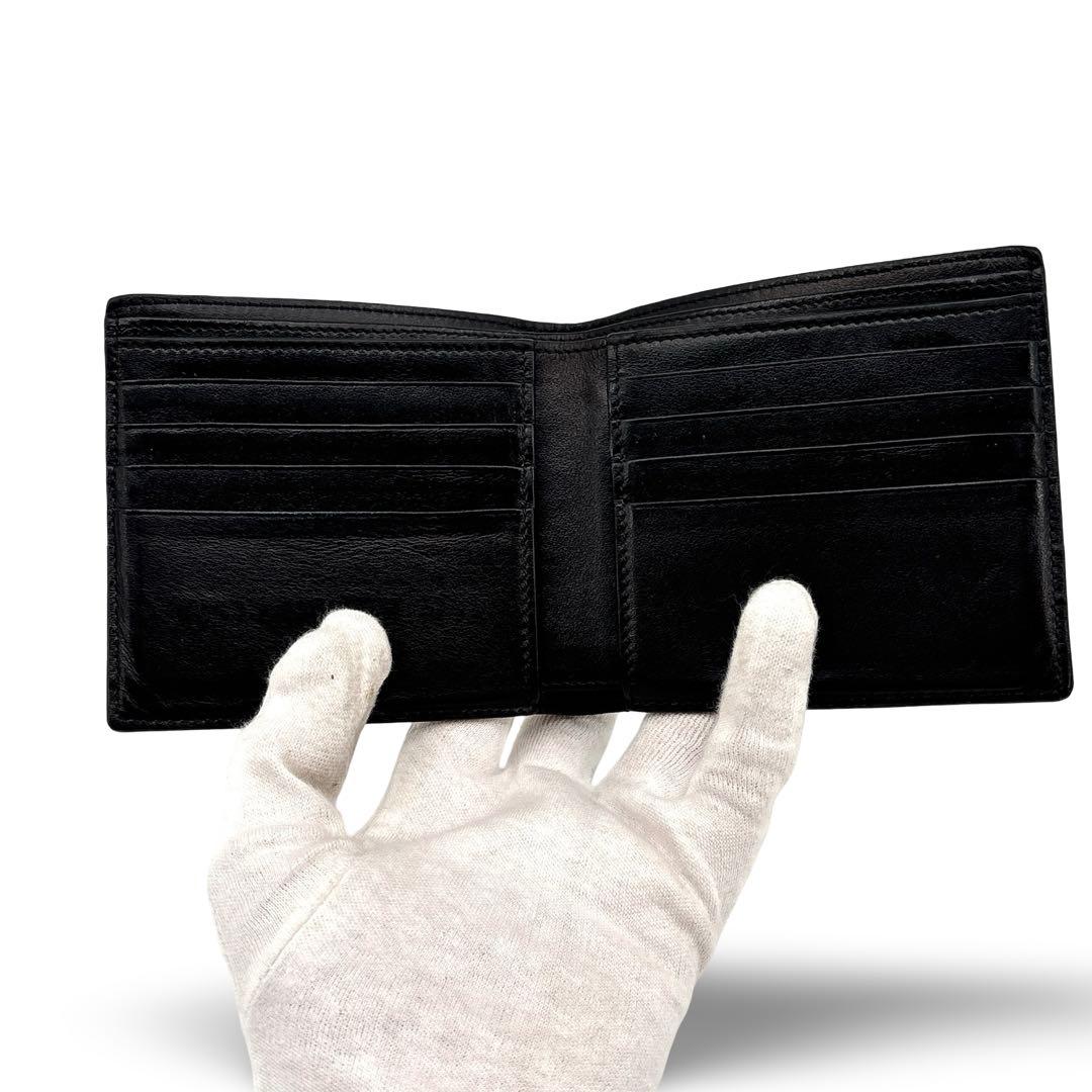 高級】Ｃｅｌｉｎｅ　セリーヌ トリオンフ PVC　レザー ウォレット 黒