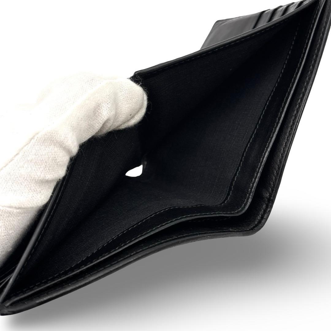 高級】Ｃｅｌｉｎｅ　セリーヌ トリオンフ PVC　レザー ウォレット 黒