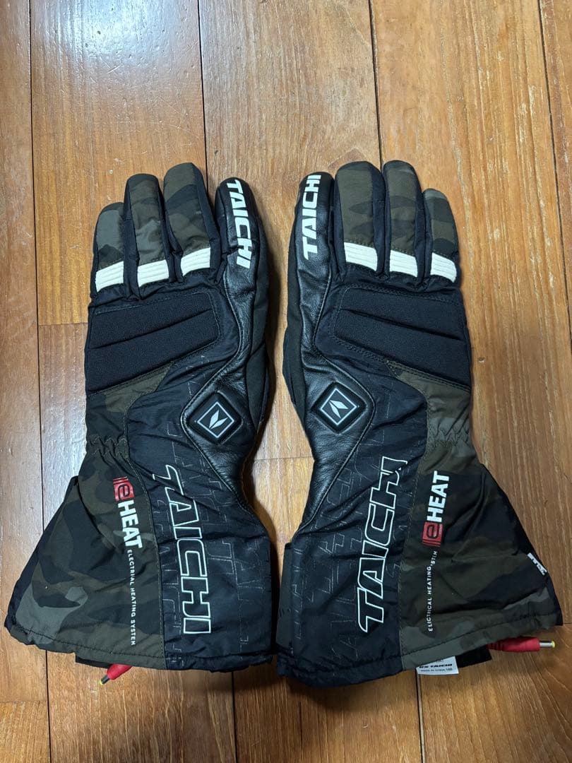 ⭐️超美品TAICHI eHEAT 迷彩 電熱バイクグローブ⭐️