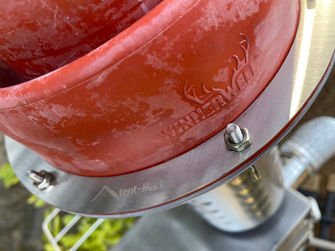 専用 Tent-mark WINNERWELL 薪ストーブ 三重煙突＆ジャック