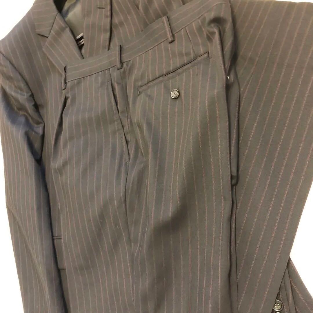 コムデギャルソンオム　 ストライプスーツ AD2006