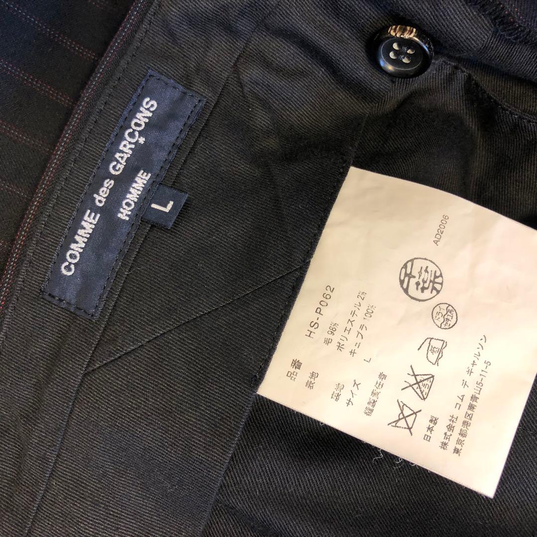 コムデギャルソンオム　 ストライプスーツ AD2006