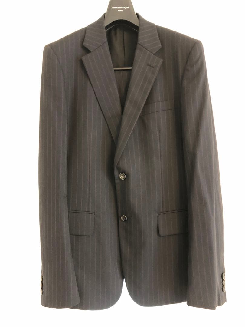 コムデギャルソンオム　 ストライプスーツ AD2006