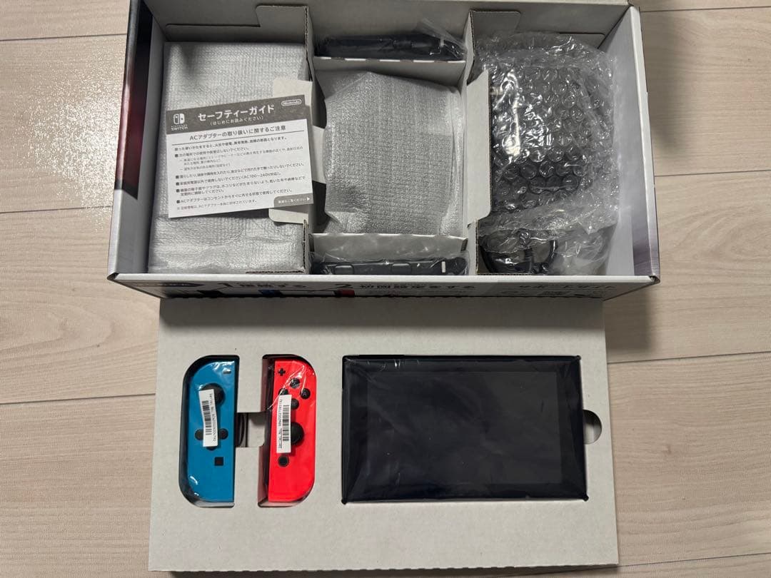 Nintendo Switch 青/赤 本体 付属品完備