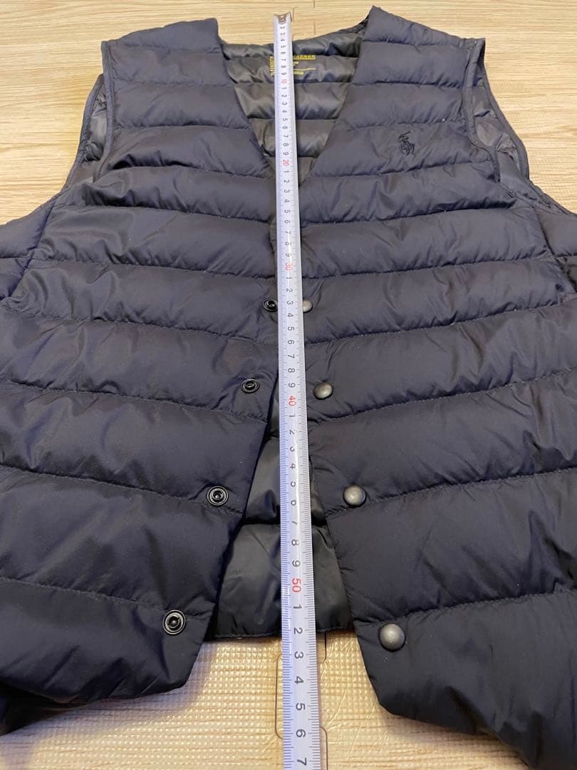 ポロラルフローレン パッカブル ダウンベスト 黒 XS 軽量
