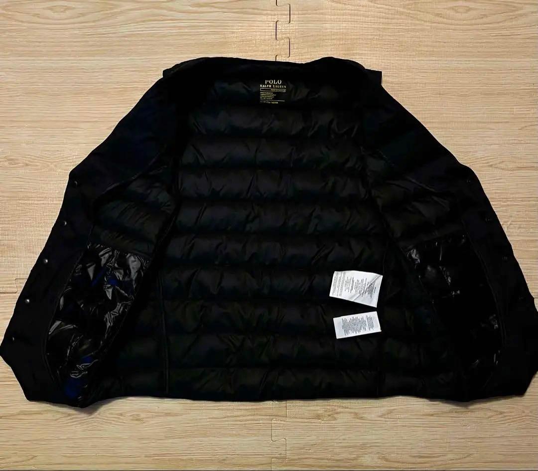 ポロラルフローレン パッカブル ダウンベスト 黒 XS 軽量