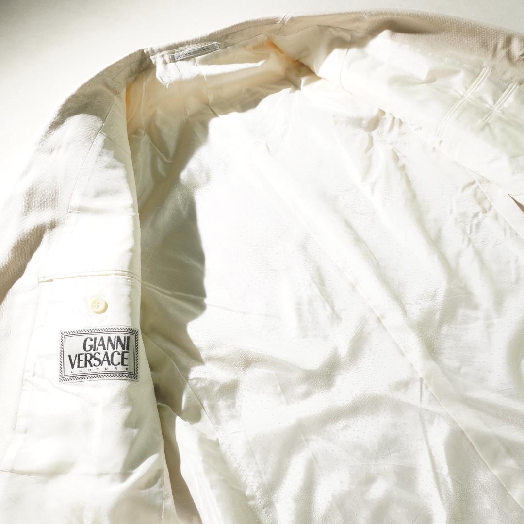 GIANNI VERSACE シングルセットアップスーツ アイボリー/VW288