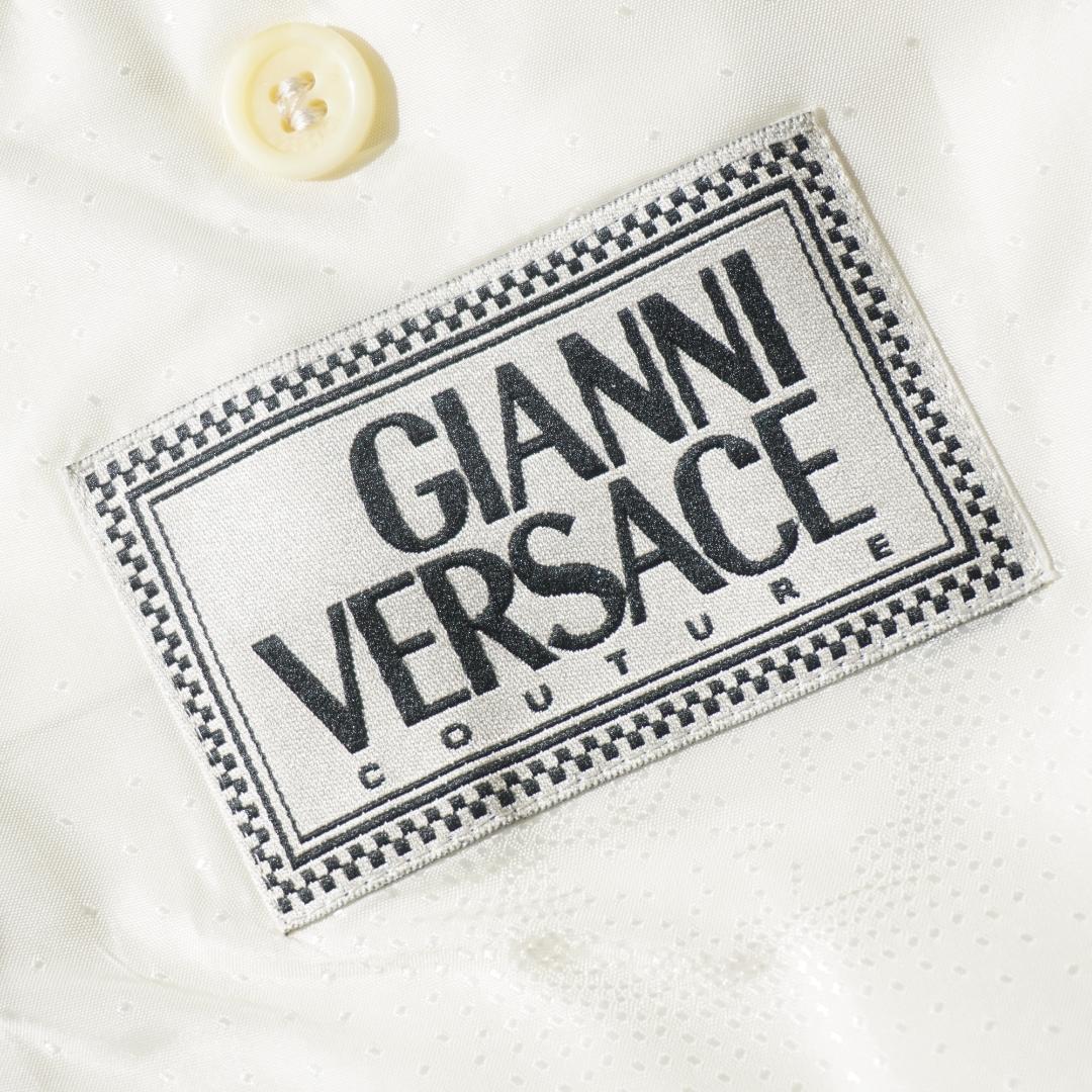 GIANNI VERSACE シングルセットアップスーツ アイボリー/VW288