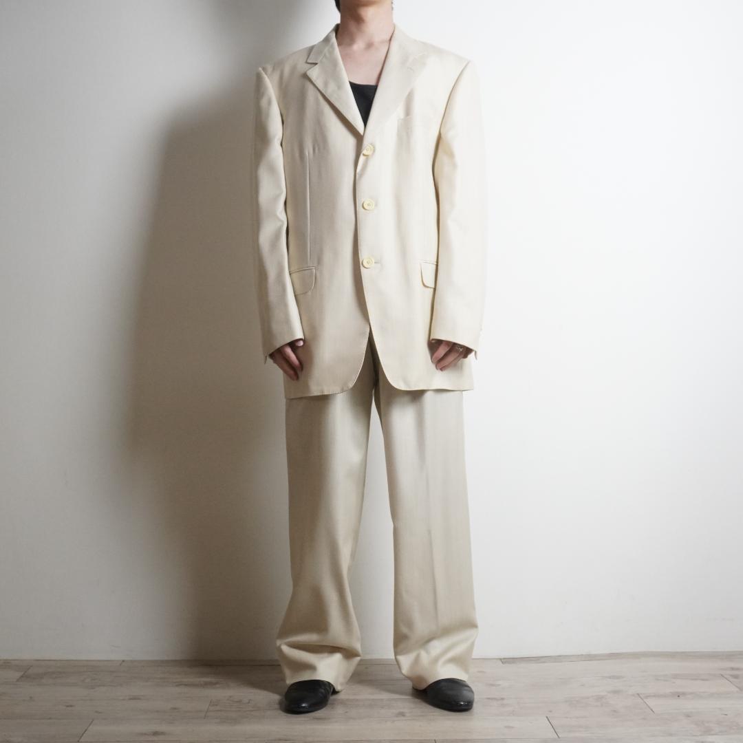 GIANNI VERSACE シングルセットアップスーツ アイボリー/VW288