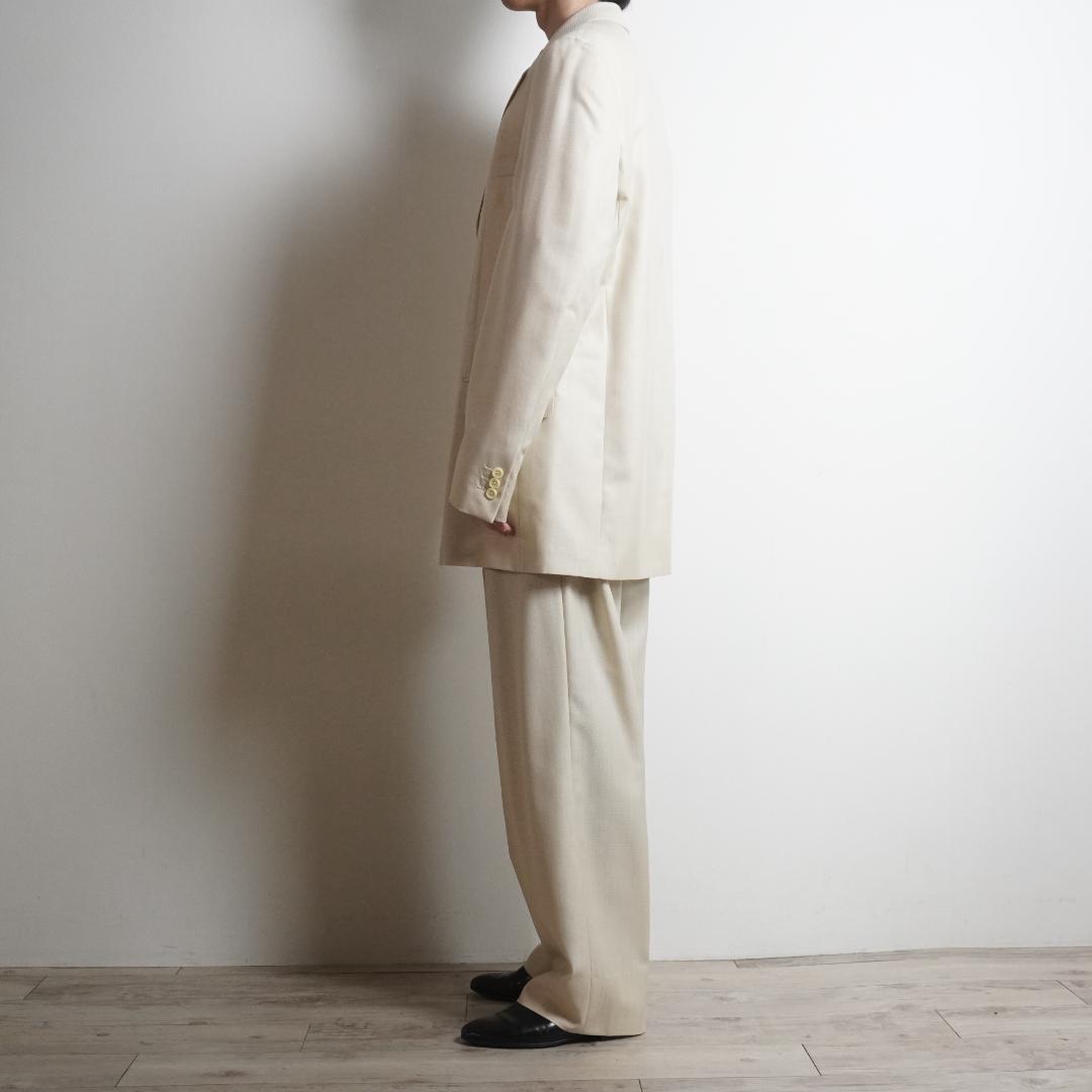 GIANNI VERSACE シングルセットアップスーツ アイボリー/VW288