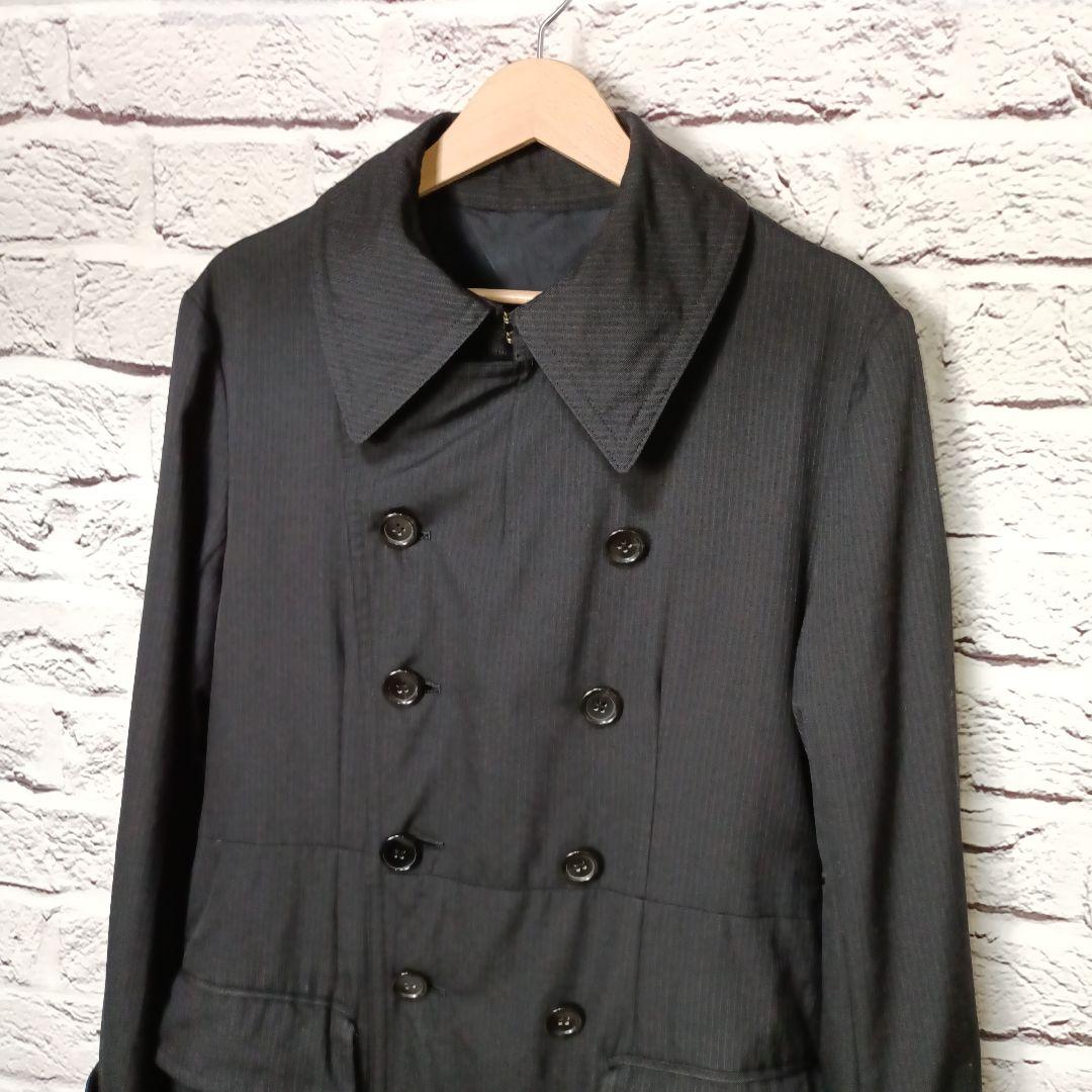 希少■MASAKI MATSUSHIMA 超ロング丈 トレンチコート ブラック