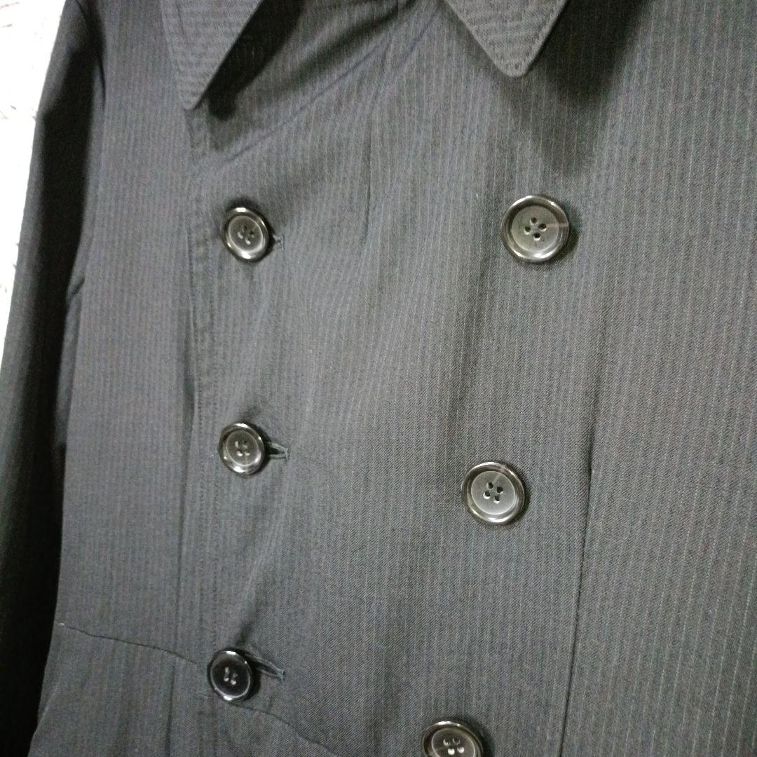 希少■MASAKI MATSUSHIMA 超ロング丈 トレンチコート ブラック