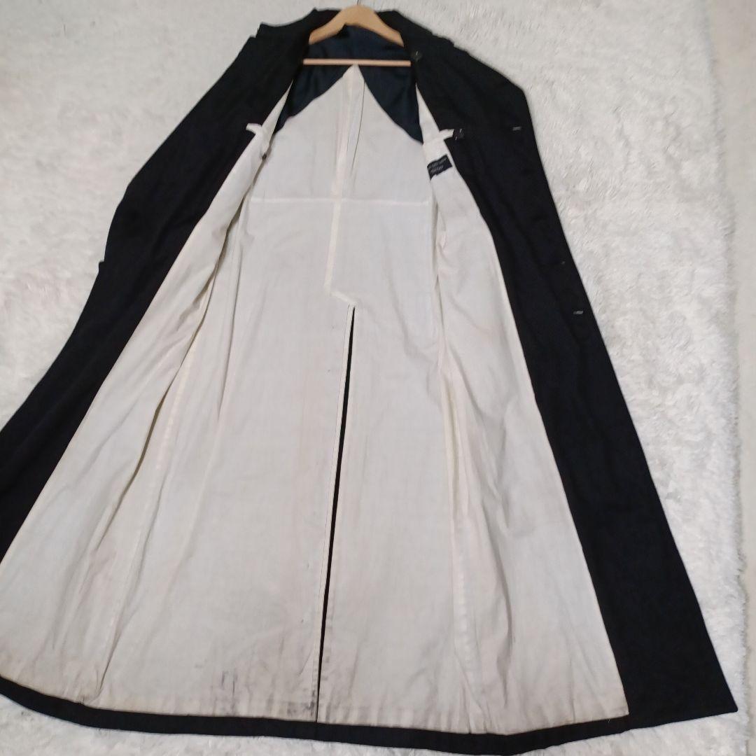 希少■MASAKI MATSUSHIMA 超ロング丈 トレンチコート ブラック