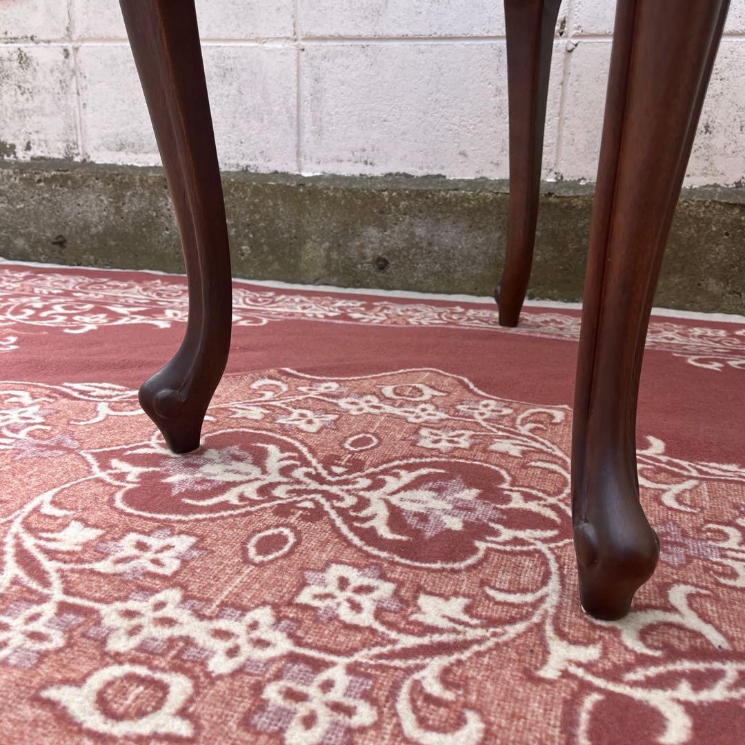 maruni マルニ家具◾️猫脚デザイン 木製サイドテーブル コーヒーテーブル