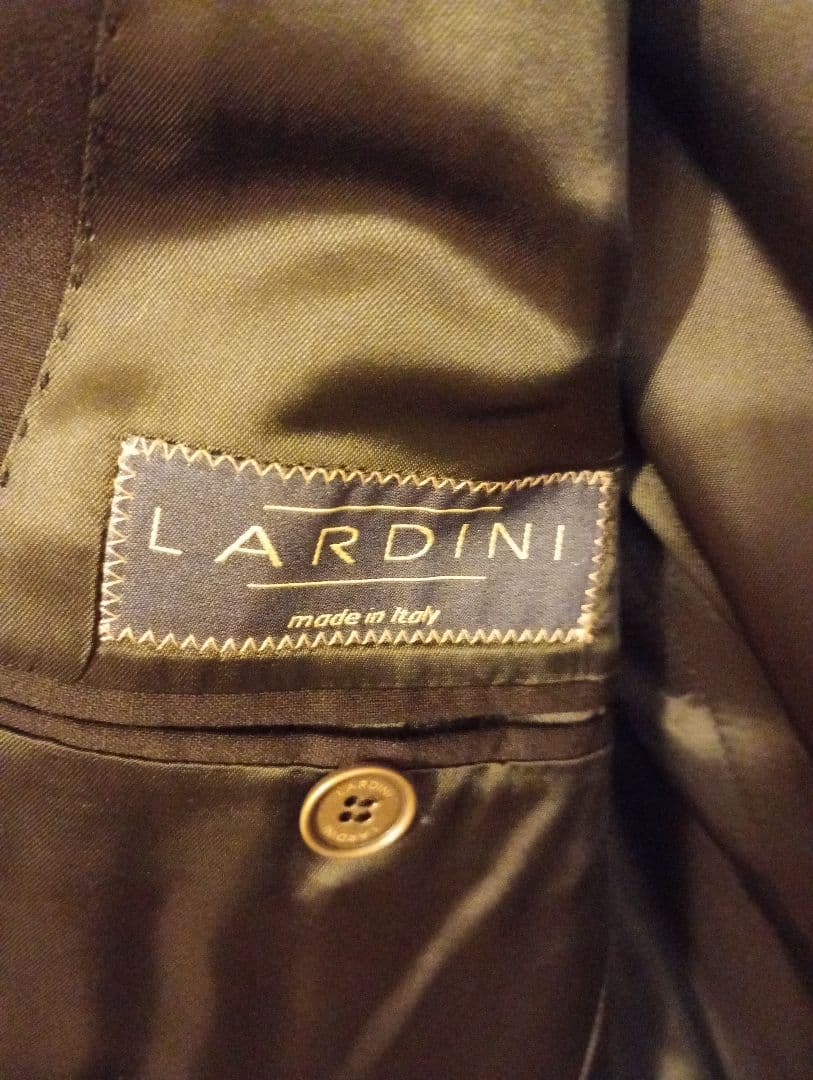 【1/10まで最終値下げ】LARDINI ウールスーツ ブラック 46