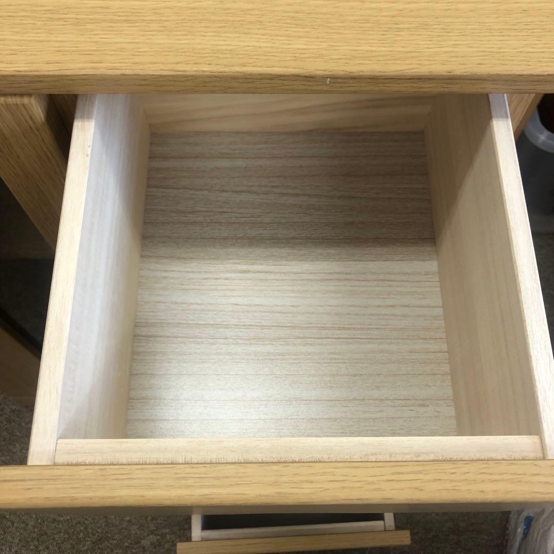 NITORI ニトリ サイドボード ナチュラル 4段チェスト 扉付き z127