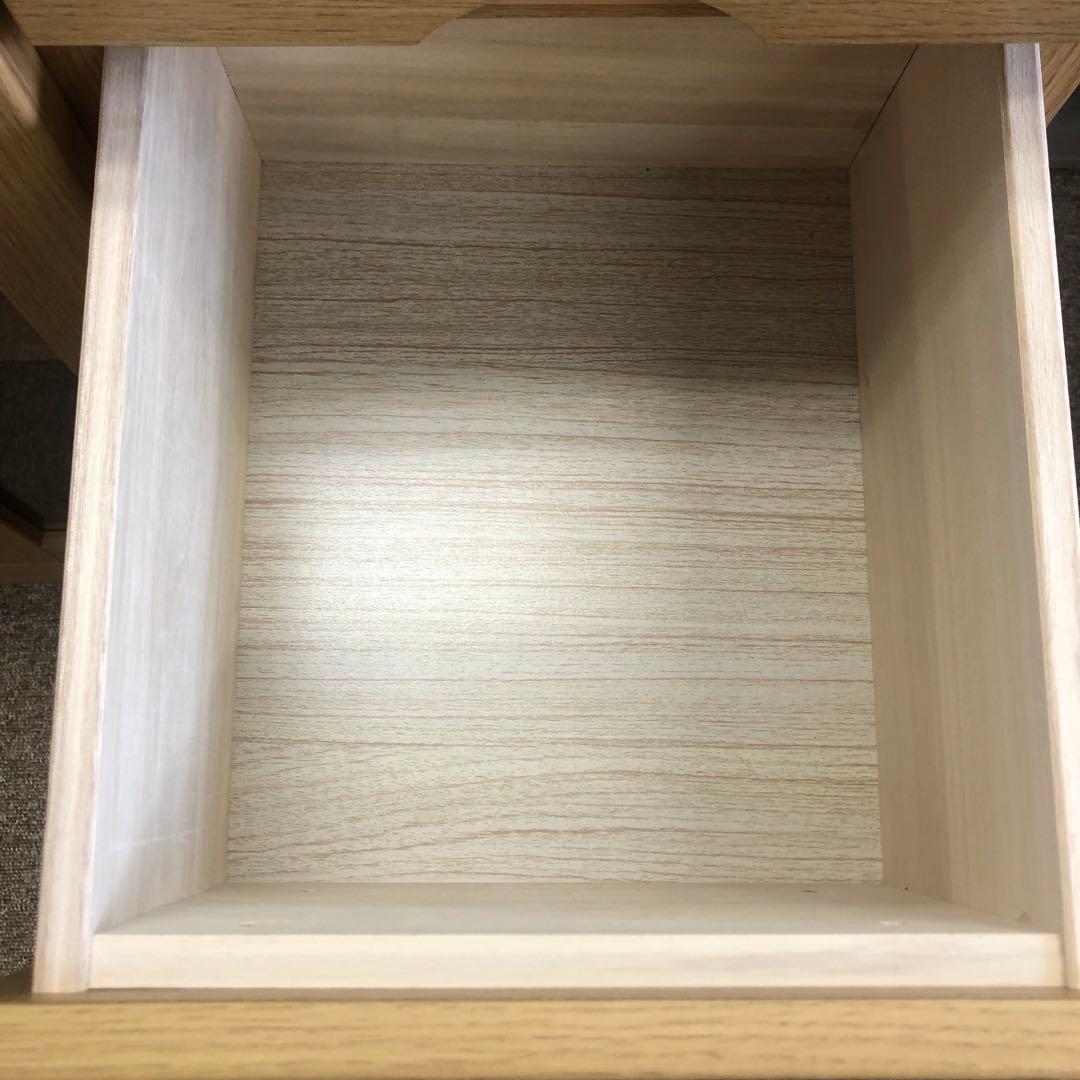 NITORI ニトリ サイドボード ナチュラル 4段チェスト 扉付き z127