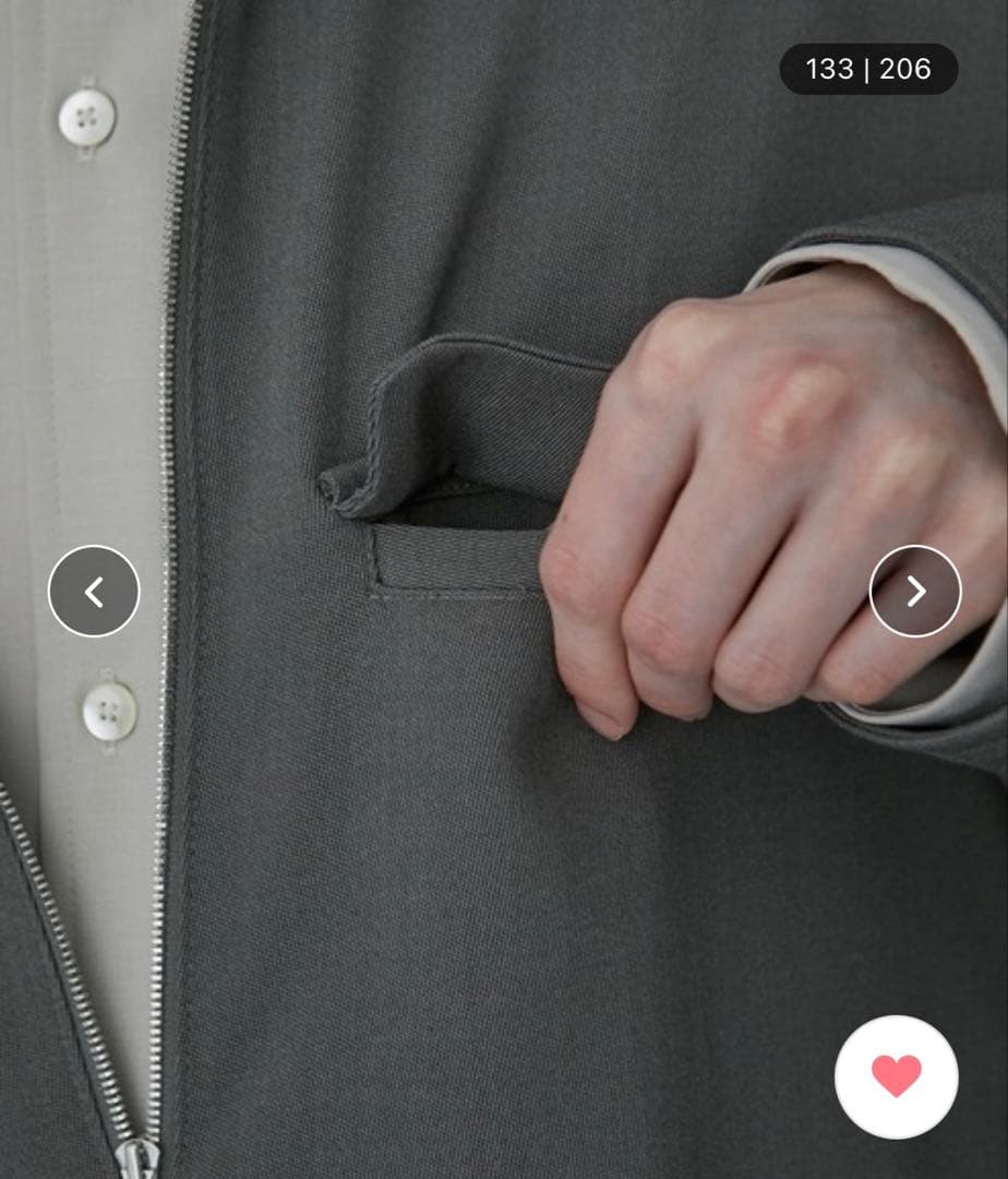 【セットアップ】PUBLIC TOKYO AQUA WOOL カルゼsize1