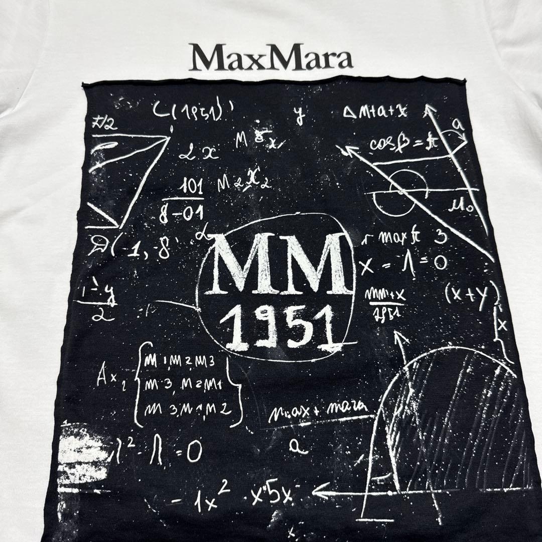 MaxMara 数式グラフィック Tシャツ