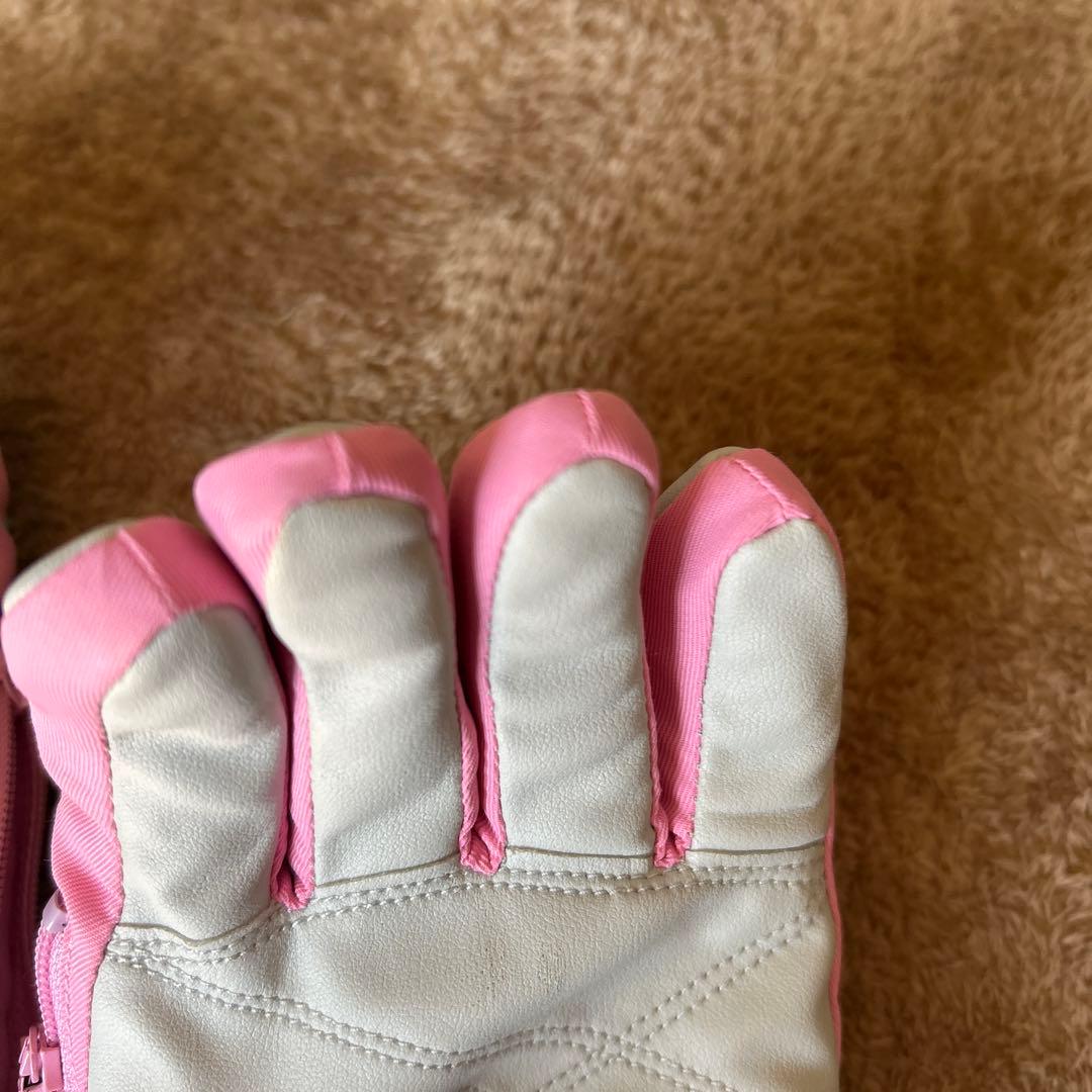 SNAPPY スキーグローブ ピンク・水色