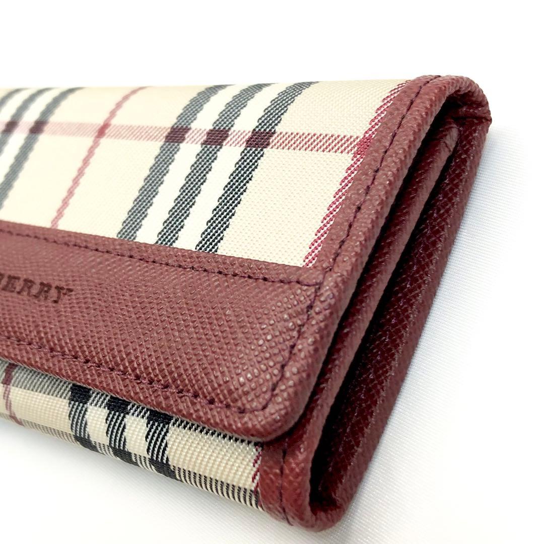 美品✨　BURBERRY バーバリー　キーケース 5連　チェック