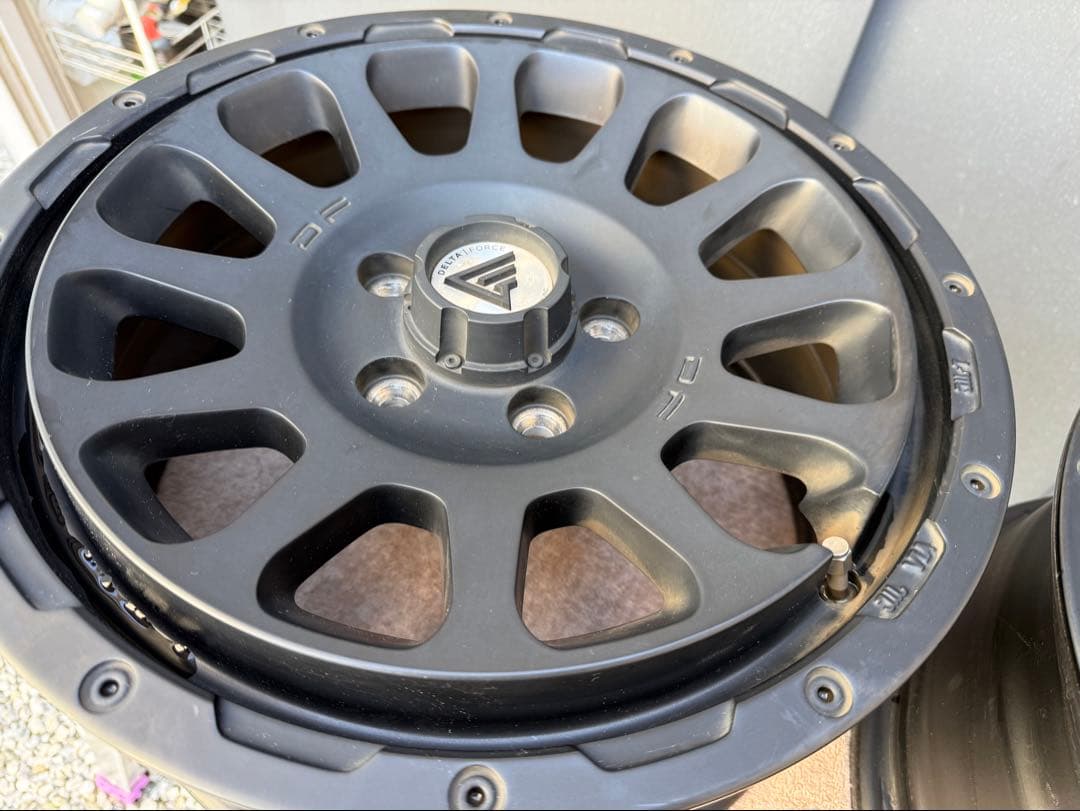 【中古】A:(2本）デルタフォースオーバル デリカD5用