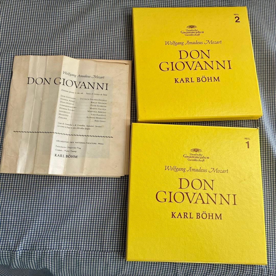 【4トラックテープ】モーツァルト作曲「ドン・ジョヴァンニ」カール・ボエム指揮