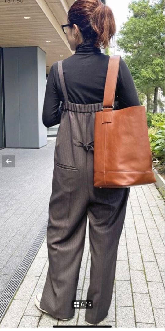 (ほぼ新品未使用)Spick and Span ストライプオールインワン